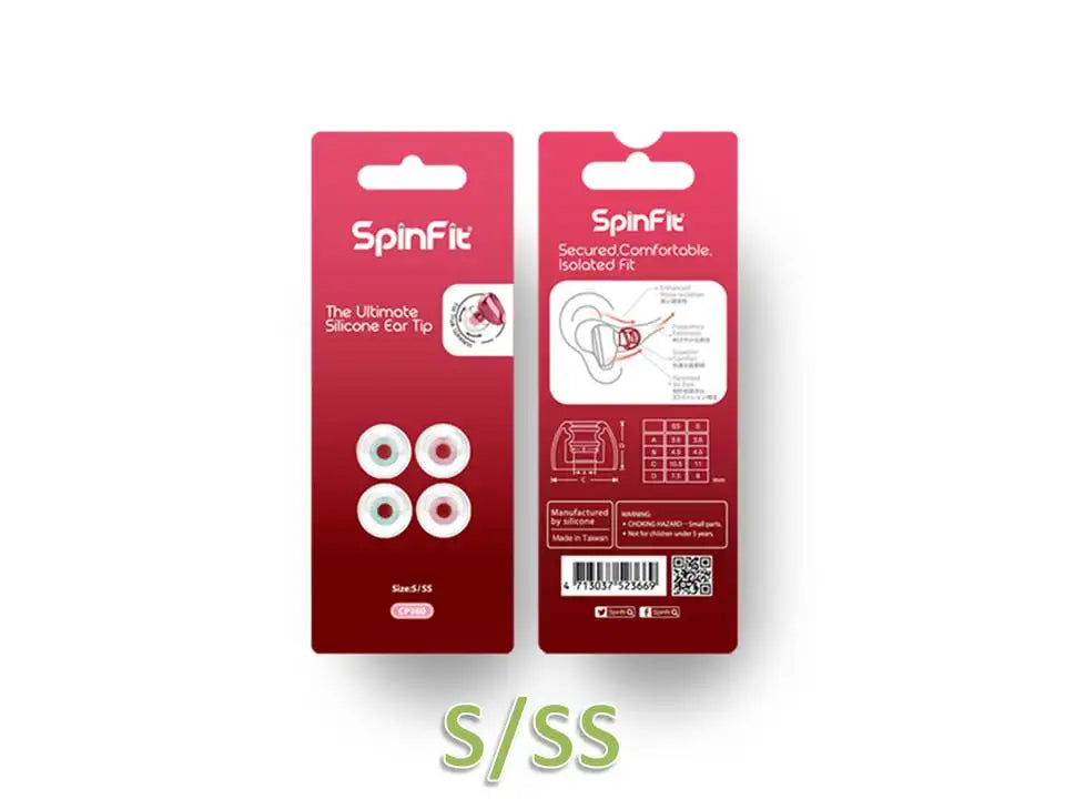 SpinFit CP360 Silicone Eartips (2 Pairs)