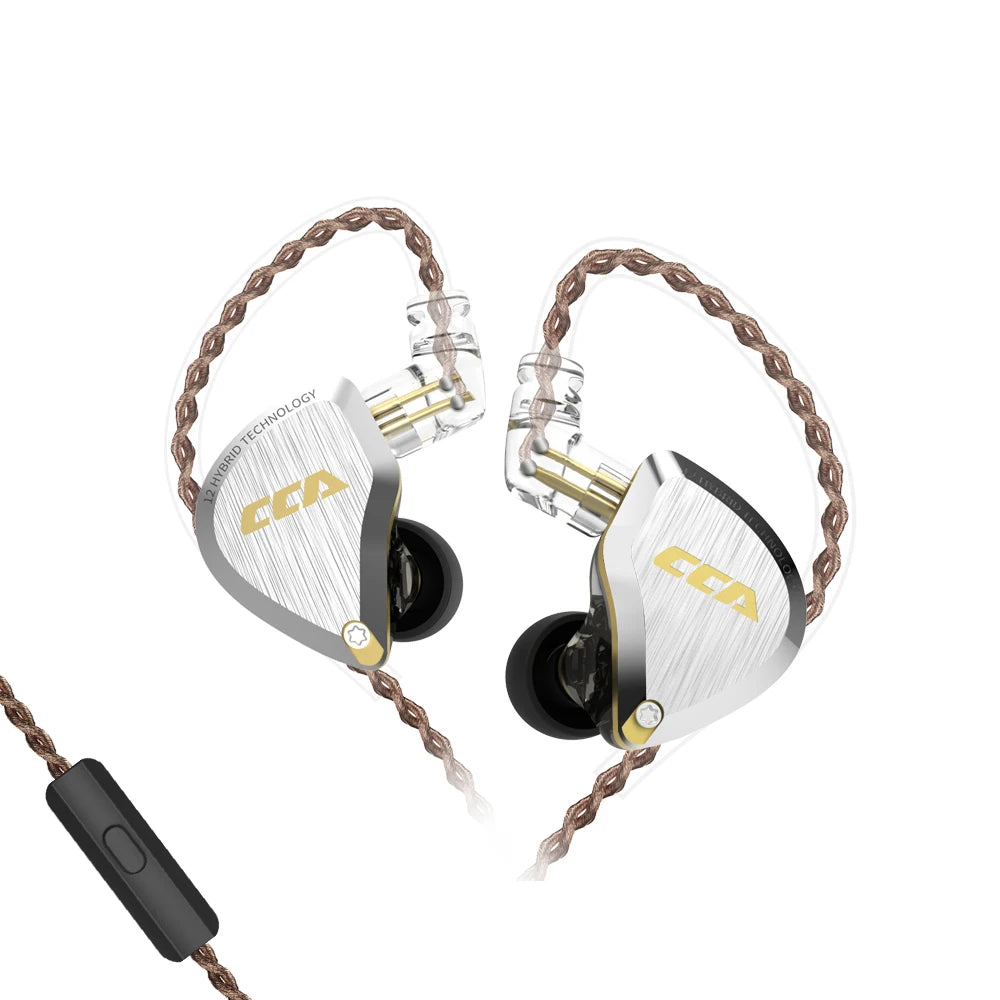 CCA C12 5BA+1DD Hybrid IEM
