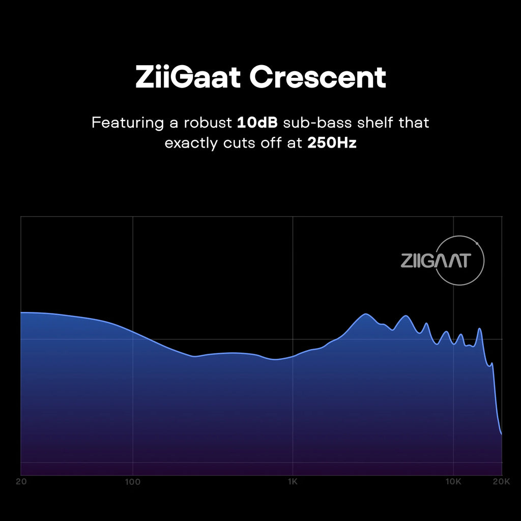 ZiiGaat Crescent 2DD+2BA Hybrid IEM