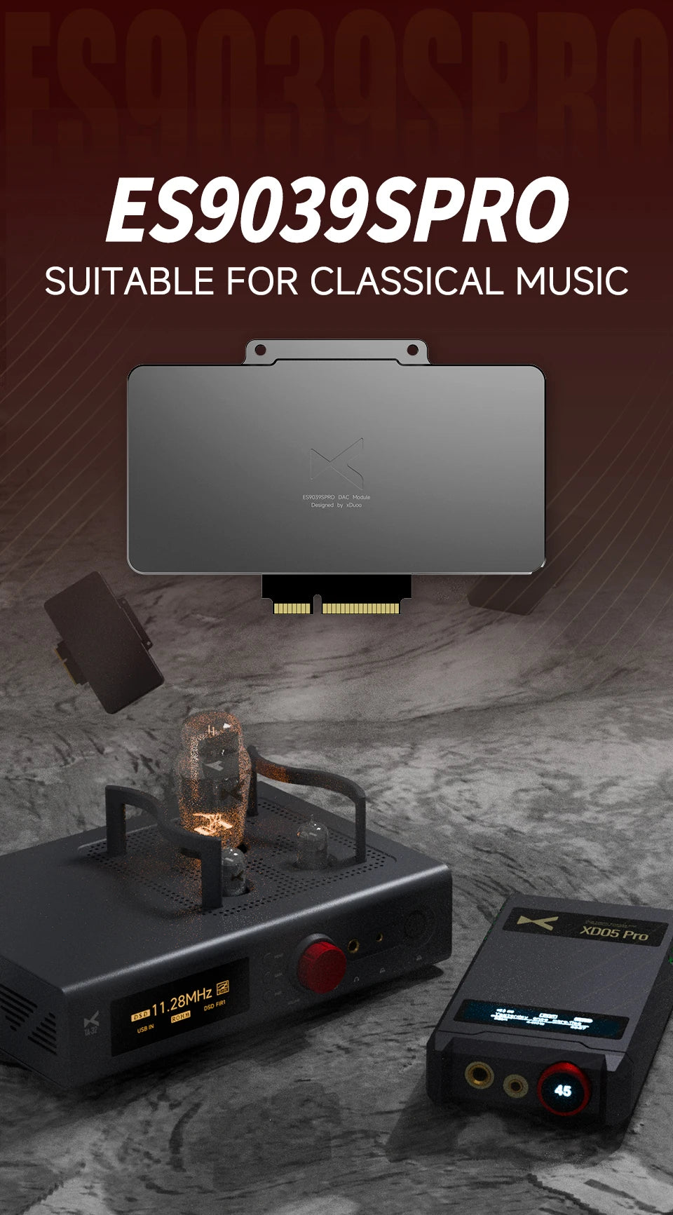 xDuoo ES9039S Pro Card for XD05 Pro/TA-32