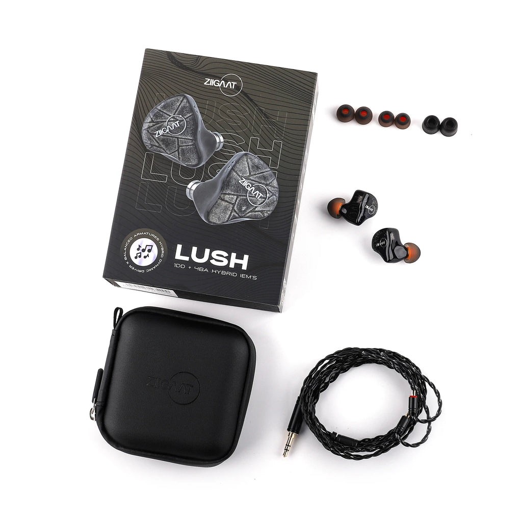 ZiiGaat Lush Studio 1DD+4BA Hybrid IEM