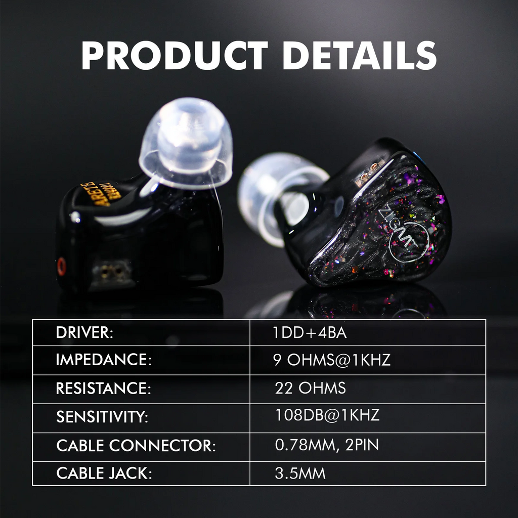 ZiiGaat x Fresh Reviews Arete 1DD+4BA Hybrid IEM