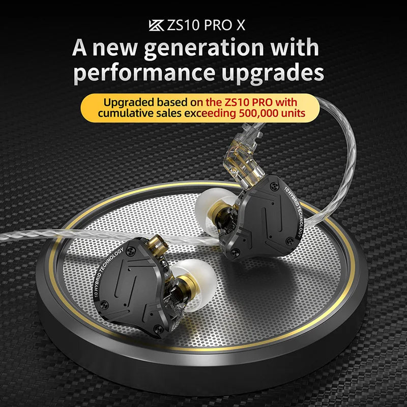 KZ ZS10 Pro X 1DD+4BA Hybrid IEM