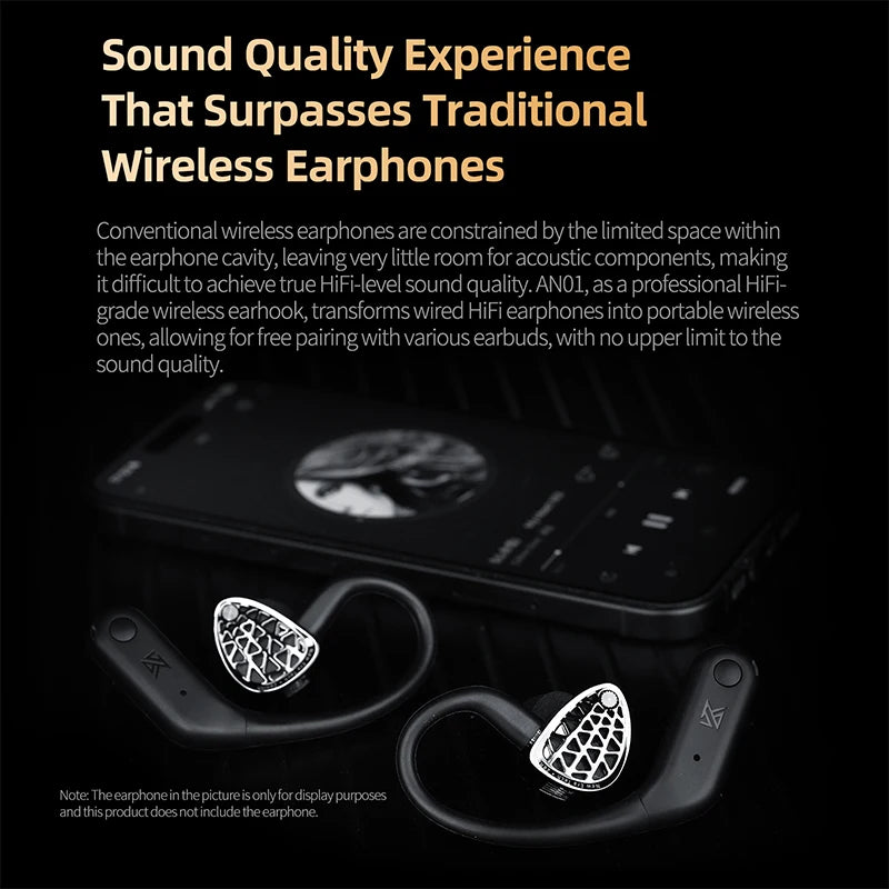 KZ AN01 Wireless ANC Earhook Earphone