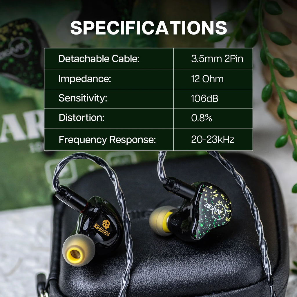 ZiiGaat x HBB Arcadia 1DD+2BA Hybrid IEM