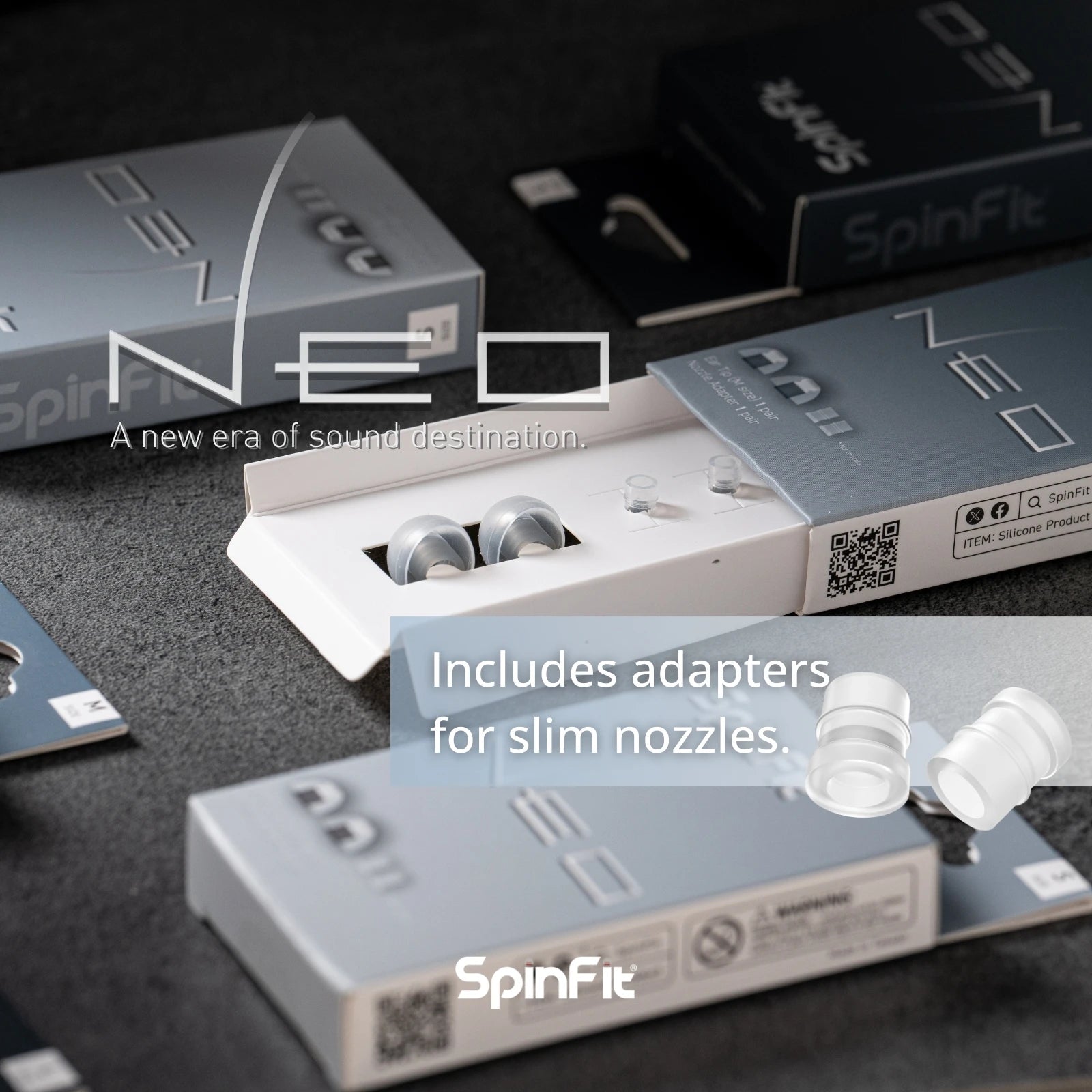 SpinFit Neo Premium Silicone Eartips