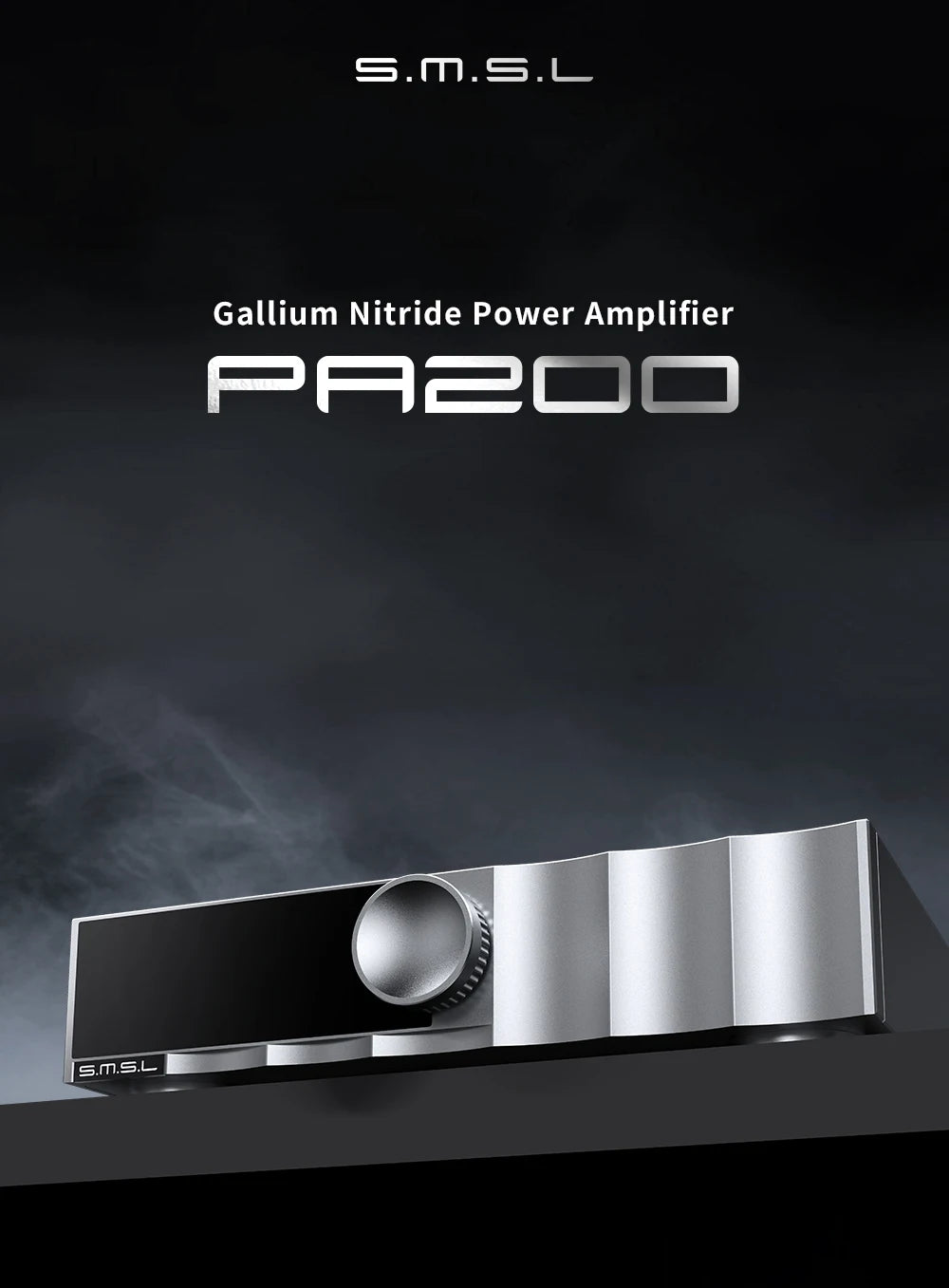 SMSL PA200 GaN Power Amplifier