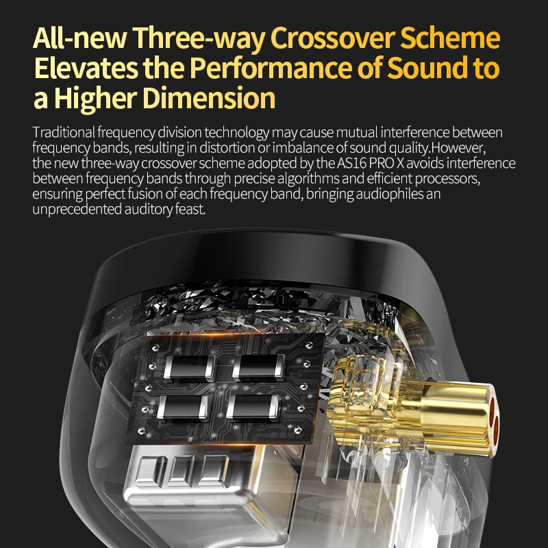 KZ AS16 Pro X 16BA IEM