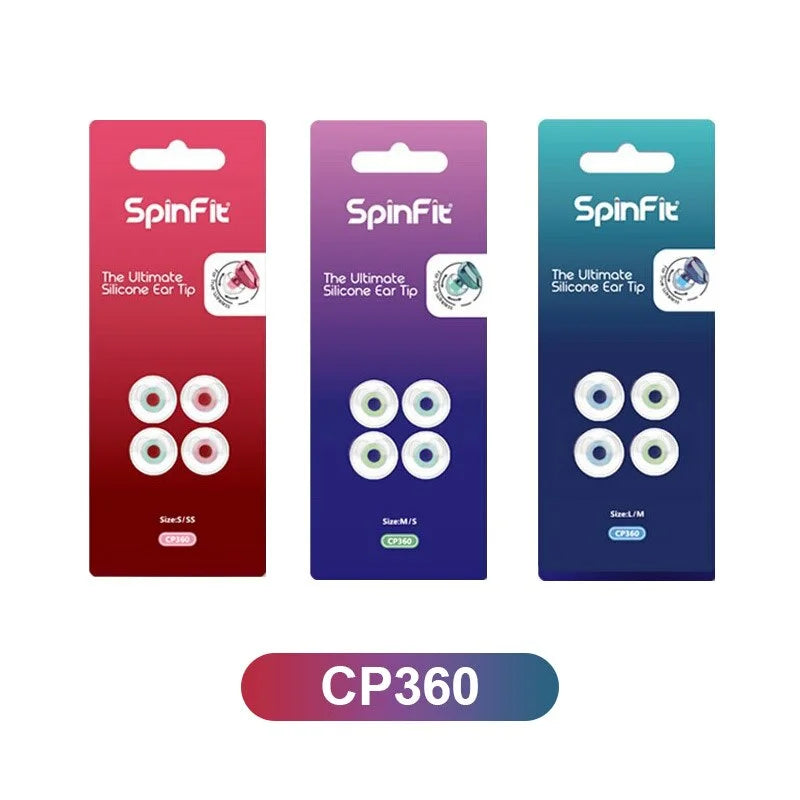 SpinFit CP360 Silicone Eartips (2 Pairs)