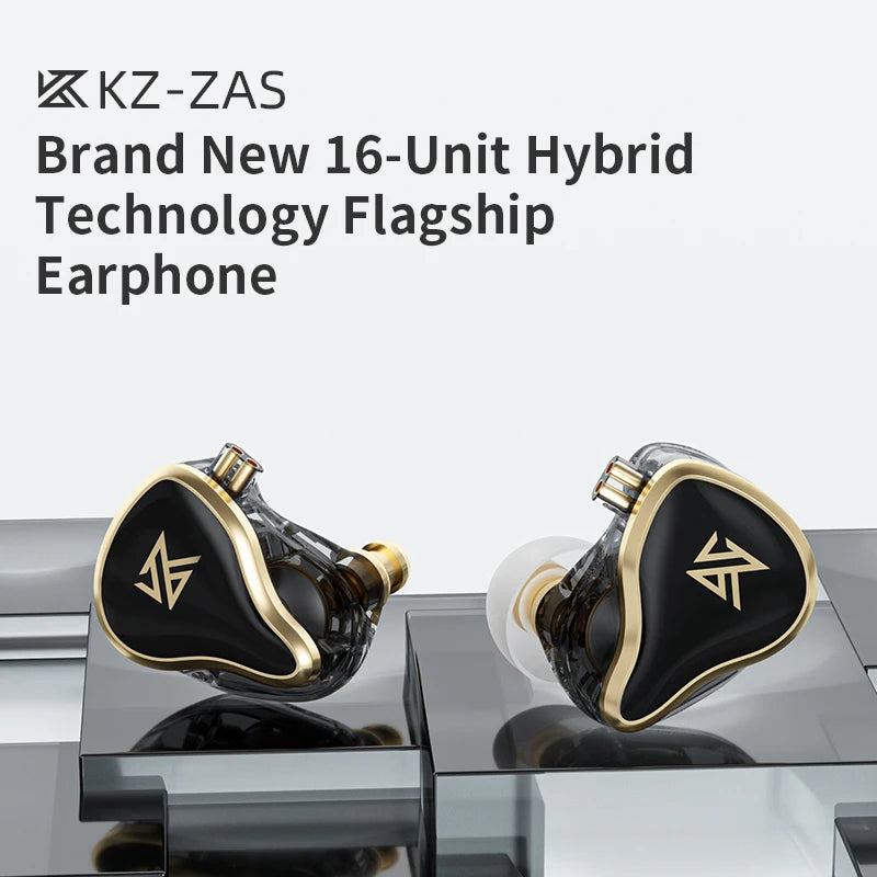 KZ ZAS 7BA+1DD Hybrid IEM